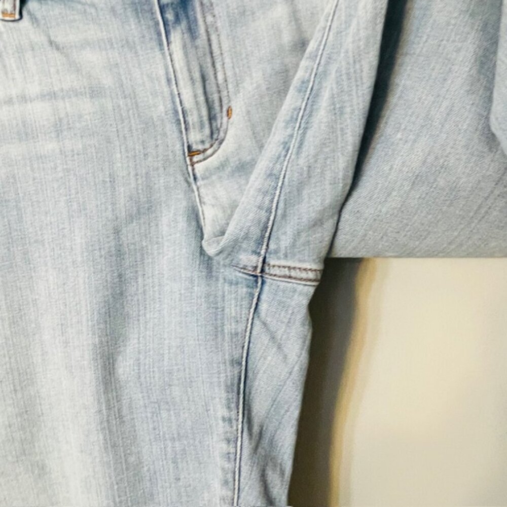 Eileen Fisher Boyfriend Jeans Organic Cotton 14 Light Wash Denim (36x28) - Picture 3 of 8